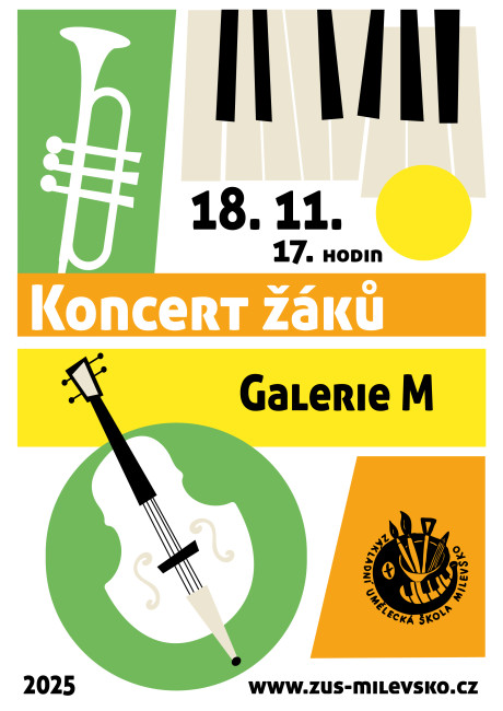 Koncert žáků v Galerii M